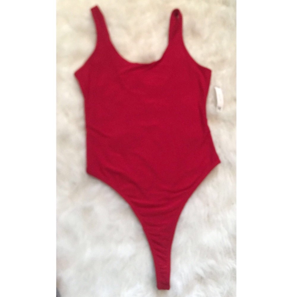 Red body suit MEDIUM